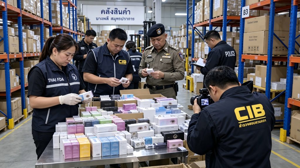 泰国打击违规医疗器械：彩瞳和隐形眼镜泰国注册