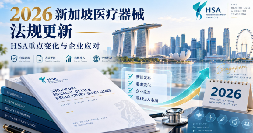 新加坡医疗器械法规再更新：2026年HSA重点变化及企业应对建议